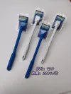 1219 Scouring Pad Toilet Brush Cleaning brush Toilet brush, 200 pieces, 2 inner boxes, white and blue, can be mixed or packed separately. Toilet brush Item Picture